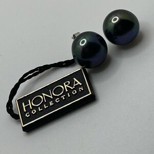 Honora pearl stud earrings 925 sterling